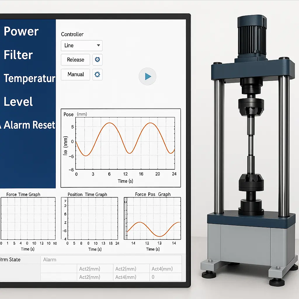 Test Yazılımı & Dinamik Kontrol Arayüzü | Mekagon Teknoloji