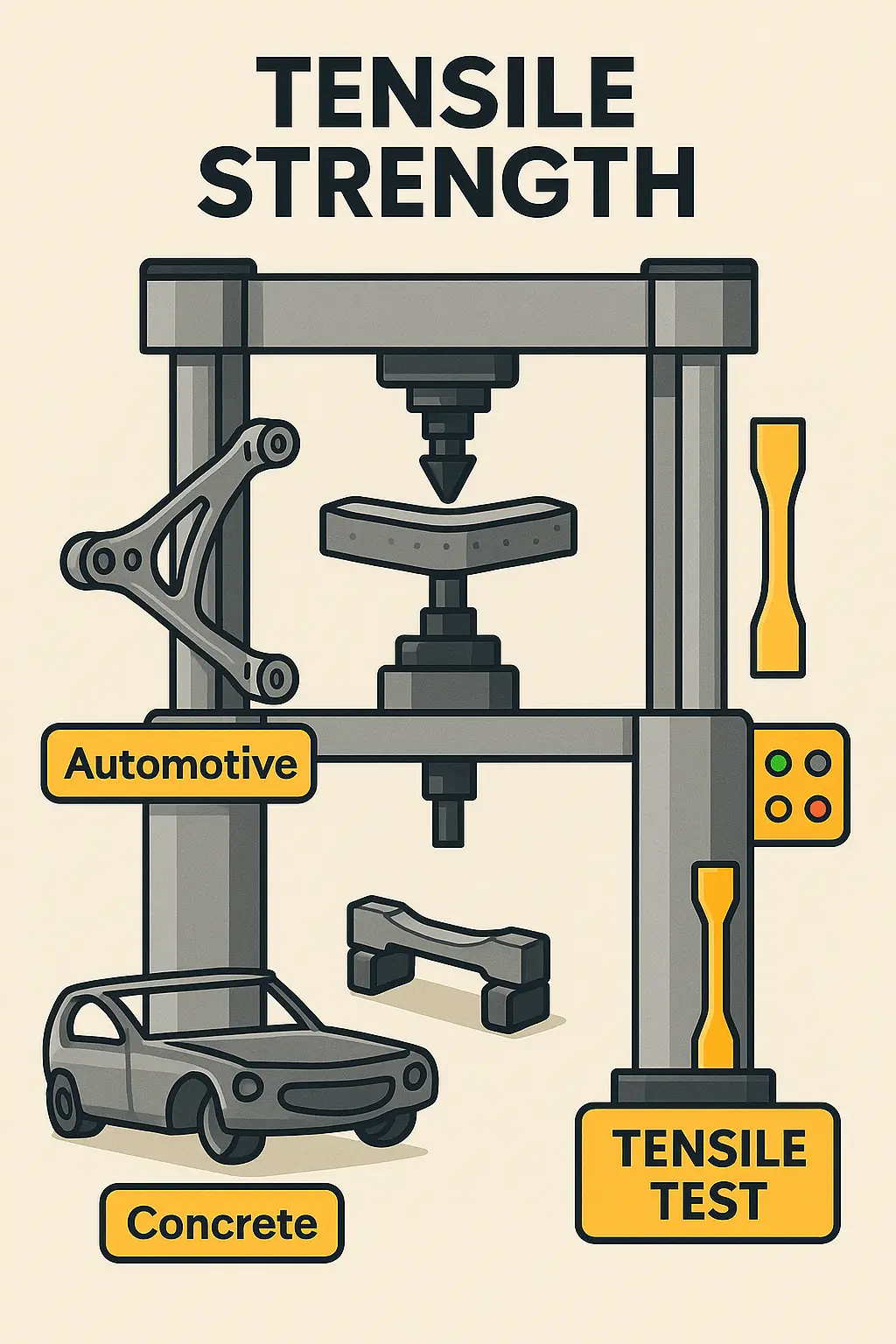 Otomotiv Parçaları için Tensile Test Sistemleri